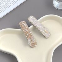 Women's Cute Classic Style Bear Alloy Inlay Artificial Crystal Artificial Pearls Hair Clip main image 5