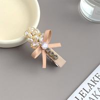 Women's Elegant Lady Flower Alloy Inlay Rhinestones Hair Clip sku image 5