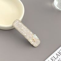 Women's Cute Classic Style Bear Alloy Inlay Artificial Crystal Artificial Pearls Hair Clip sku image 1