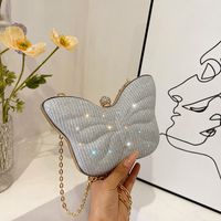 Women's Arylic Butterfly Streetwear Square Lock Clasp Crossbody Bag main image 3