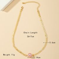 Basic Solid Color Alloy Plating 14k Gold Plated Women's Choker main image 6