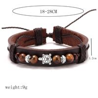 Fashion Tortoise Alloy Leather Beaded Unisex Bracelets sku image 2