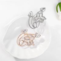 Casual Elegant Flower Alloy Inlay Rhinestones Women's Brooches main image 8