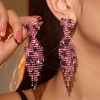 1 Pair Simple Style Commute Gradient Color Inlay Copper Zircon Drop Earrings main image 4
