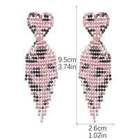 1 Pair Simple Style Commute Gradient Color Inlay Copper Zircon Drop Earrings main image 11