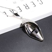 Ig Style Plaid Rhombus Alloy Plating Inlay Artificial Gemstones Artificial Crystal Women's Sweater Chain main image 5