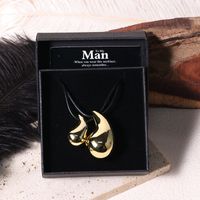 Simple Style Commute Color Block Plastic Plating Gold Plated Silver Plated Unisex Pendant Necklace main image 4