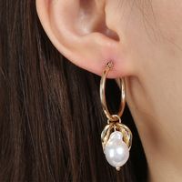 1 Pair Streetwear Geometric Beaded Alloy Resin Drop Earrings sku image 6