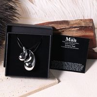 Simple Style Commute Color Block Plastic Plating Gold Plated Silver Plated Unisex Pendant Necklace sku image 14
