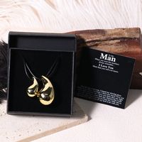Simple Style Commute Color Block Plastic Plating Gold Plated Silver Plated Unisex Pendant Necklace sku image 23