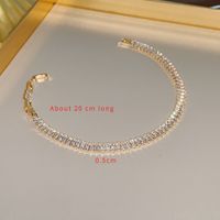 Lady U Shape Bow Knot Alloy Plating Inlay Zircon Women's Bracelets sku image 8