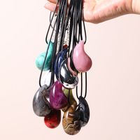 Commute Color Block Resin Plating Gold Plated Silver Plated Women's Pendant Necklace main image 4