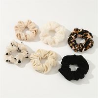 Women's Simple Style Leopard Cloth Hair Tie main image 7