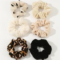 Women's Simple Style Leopard Cloth Hair Tie main image 2