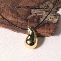 Commute Color Block Resin Plating Gold Plated Silver Plated Women's Pendant Necklace sku image 12