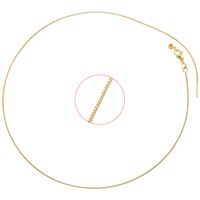 Casual Simple Style Round Copper 18k Gold Plated Necklace In Bulk main image 4