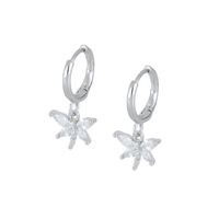 1 Pair Ig Style Cute Dragonfly Inlay Copper Zircon Drop Earrings main image 3