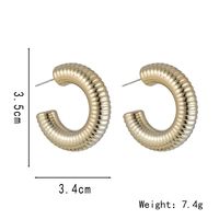 1 Paar Einfacher Stil Pendeln Einfarbig Überzug Ccb Vergoldet Ohrstecker main image 2