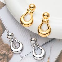 1 Pair Modern Style Korean Style Geometric Plating Copper Drop Earrings main image 1