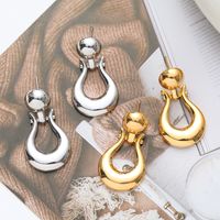 1 Pair Modern Style Korean Style Geometric Plating Copper Drop Earrings main image 3