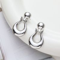 1 Pair Modern Style Korean Style Geometric Plating Copper Drop Earrings main image 4