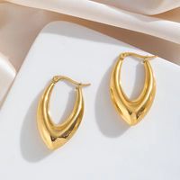 1 Pair Basic Classic Style Geometric Plating Stainless Steel Earrings main image 3