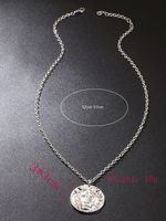 Einfacher Stil Löwe Legierung Überzug Versilbert Unisex Halskette Mit Anhänger main image 2
