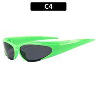 Ig Style Punk Cool Style Geometric Pc Special-shaped Mirror Full Frame Half Frame Women's Sunglasses sku image 4