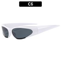 Ig Style Punk Cool Style Geometric Pc Special-shaped Mirror Full Frame Half Frame Women's Sunglasses sku image 6