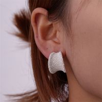 1 Pair Simple Style Solid Color Irregular Copper Ear Studs main image 6