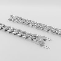 Hip-hop Streetwear Geometric Stainless Steel Plating Inlay Zircon 18k Gold Plated Unisex Bracelets main image 4
