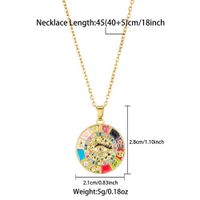 Simple Style Heart Shape Stainless Steel Plating Inlay Zircon 18k Gold Plated Pendant Necklace main image 2