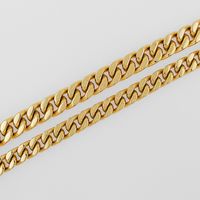 Hip-hop Streetwear Geometric Stainless Steel Plating 18k Gold Plated Unisex Bracelets main image 5