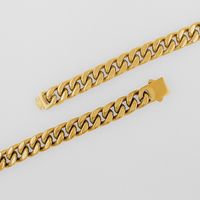 Hip-hop Streetwear Geometric Stainless Steel Plating 18k Gold Plated Unisex Bracelets main image 4