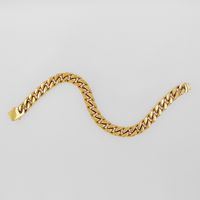 Hip-hop Streetwear Geometric Stainless Steel Plating 18k Gold Plated Unisex Bracelets main image 6