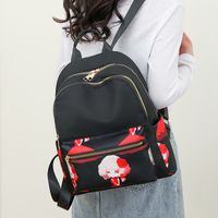 One Size Solid Color Casual Daily Shopping Women's Backpack sku image 4