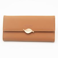 Women's Solid Color Pu Leather Buckle Wallets sku image 43