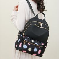 One Size Solid Color Casual Daily Shopping Women's Backpack sku image 1