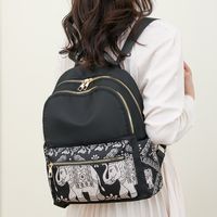 One Size Solid Color Casual Daily Shopping Women's Backpack sku image 3