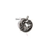 Hip-hop Retro Solid Color Stainless Steel Ear Studs sku image 4