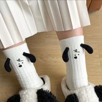Women's Cute Dog Cotton Crew Socks A Pair main image 4