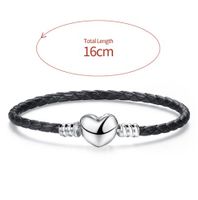 Einfacher Stil Koreanische Art Herzform Sterling Silber Überzug Versilbert Armreif main image 2