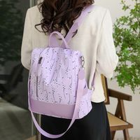 Talla Única Flor Casual A Diario Compras Mochila De Mujer sku image 2