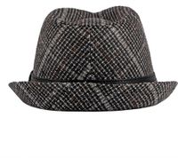 Men's Classic Style Lattice Crimping Fedora Hat main image 3