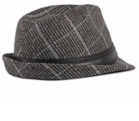 Men's Classic Style Lattice Crimping Fedora Hat main image 2