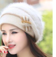 Women's Elegant Lady Solid Color Eaveless Wool Cap main image 1