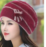 Women's Elegant Lady Solid Color Eaveless Wool Cap sku image 5