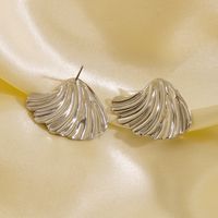 1 Pair Vintage Style Geometric Angel Wings Plating 304 Stainless Steel 14K Gold Plated Ear Studs main image 5