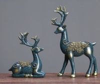 Simple Style Elk Resin Ornaments Artificial Decorations sku image 6