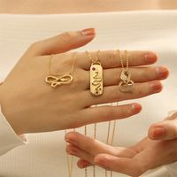 Vintage Style Simple Style Snake Copper 18k Gold Plated Zircon Pendant Necklace In Bulk main image 1